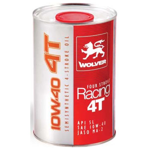 Моторное масло Wolver FOUR STROKE RACING 4T 10W-40 1л